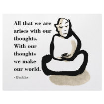 Buddha Quote: All That We Are letterhead