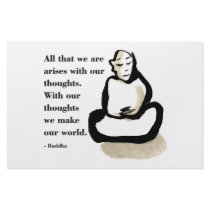 Buddha Quote: All That We Are stationery