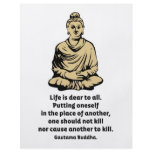 Buddha Quote: Life Is Dear To All flyers