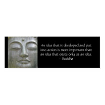 Buddha Quote Profile Card business cards