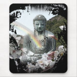 buddha rainbow mousepads