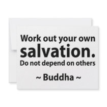 Buddha Salvation Quote invitations