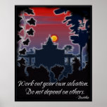Buddha Salvation Quote Poster