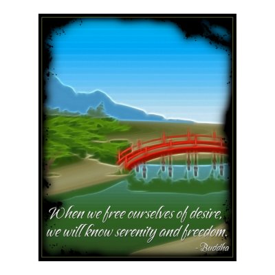Buddha Serenity Quote Poster by BuddhaGifts