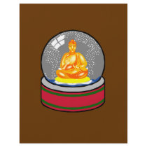 Buddha Snow Globe flyers by livingzen Buddha Snow Globe flyers