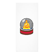Buddha Snow Globe Rack Card