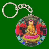 Buddha Swirl - Keychain