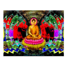 Buddha Swirl - Postcard