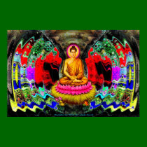 Buddha Swirl - Poster posters