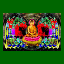 Buddha Swirl - Poster posters