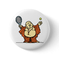Buddha Tennis Button