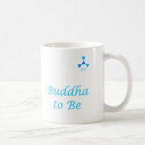 Buddha to Be in blue mugs