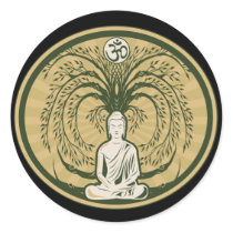 Buddha Under the Bodhi Tree Sticker