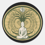 Buddha Under the Bodhi Tree Sticker