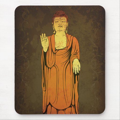 Buddha Vitarka Mudra Mousepads