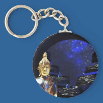 Buddha w/Blue background keychains