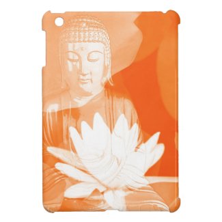 Buddha with lotus meditation case case for the iPad mini