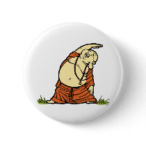 Buddha Yoga Stretch Button by TheBuddhaStore Buddha Yoga Stretch Button