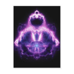 Buddhabrot Mandelbrot Set Gautama Buddha Post Card