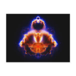 Buddhabrot Map Mandelbrot Set Gautama Buddha Post Card