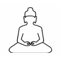 BuddhaOutline - Women t-shirts by kward4 BuddhaOutline - Women t-shirts