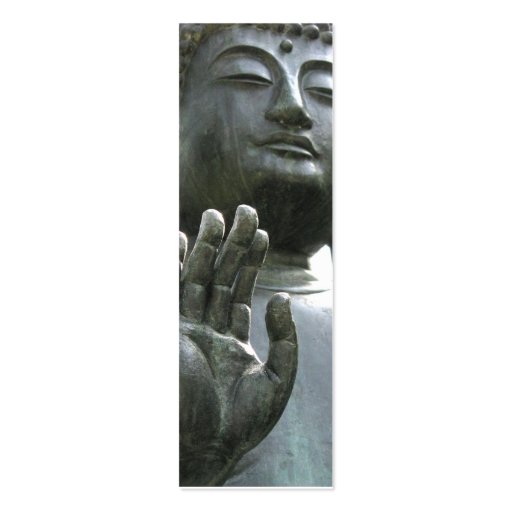 Buddha's Palm Profile Card Business Card Templates (front side)