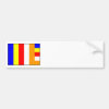 Buddhism - Buddhist Flag Bumper Sticker