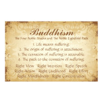 Buddhism Four and Eight posters by BuddhaGifts Buddhism Four and Eight posters