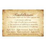 Buddhism Four and Eight Poster