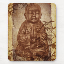 Buddhism Monk Mouse Pads