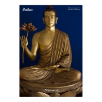 Buddhism "Namaste" Fine Art Poster posters