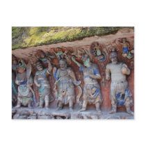 Buddhist Cave of Dazu, China postcards