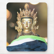 Buddhist Chenrezig Statue Mousepad