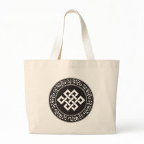 Buddhist Endless Knot Tote Bag