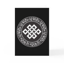 Buddhist Endless Knot Greeting Cards