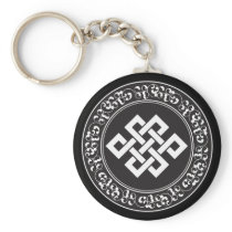 Buddhist Endless Knot Key Chain