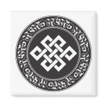 Buddhist Endless Knot Refrigerator Magnet
