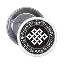 Buddhist Endless Knot Pin