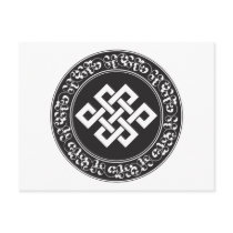 Buddhist Endless Knot Post Card