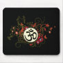 Buddhist Floral Om Mouse Mats