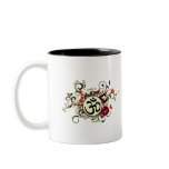 Buddhist Floral Om mugs