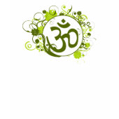 'Buddhist Green Floral Om '