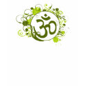 Buddhist Green Floral Om t-shirts by BuddhaGifts Buddhist Green Floral Om t-shirts