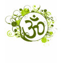 Buddhist Green Floral Om t-shirts by BuddhaGifts Buddhist Green Floral Om t-shirts