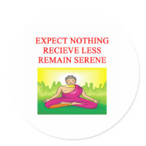 buddhist meditation new age design stickers