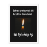 Buddhist Postcard with Inspirational Message