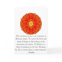 Buddhist Quote with vibrant spiritual design cards by spiritcircle Buddhist Quote with vibrant spiritual design cards