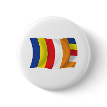 Buddhist Religion Flag Button