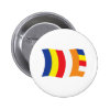 Buddhist Religion Flag Button