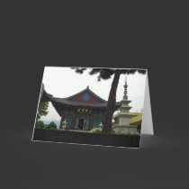 Buddhist  Temple Daegu, South Korea cards